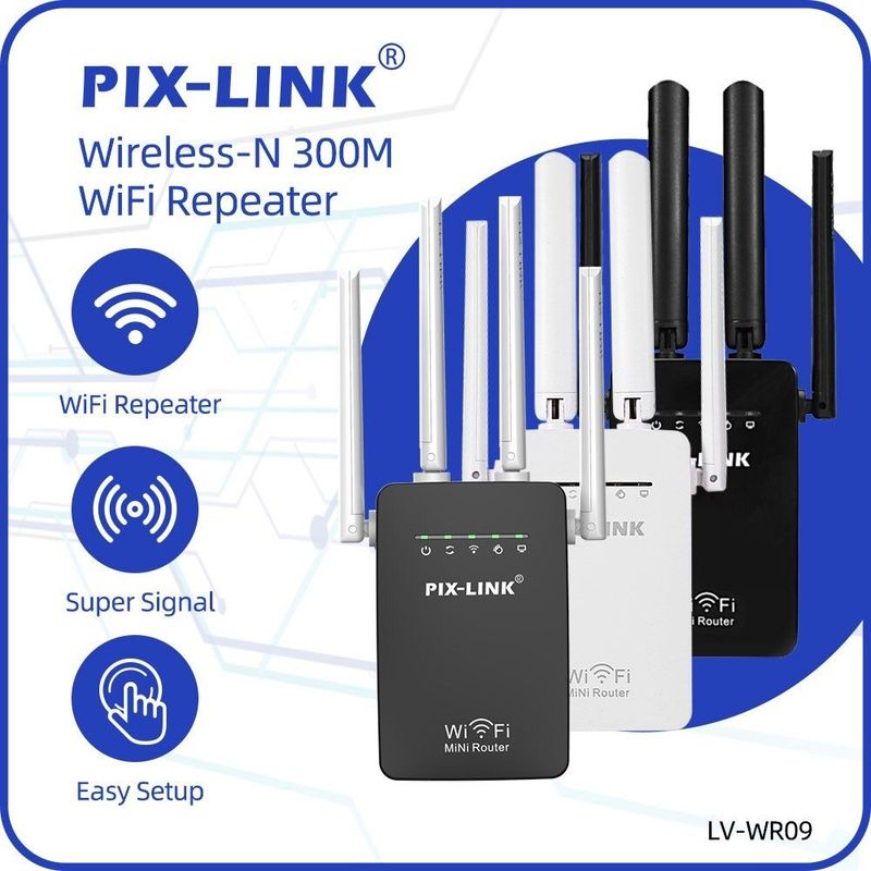 Pixlink wr-09 wifi uzaytirgich