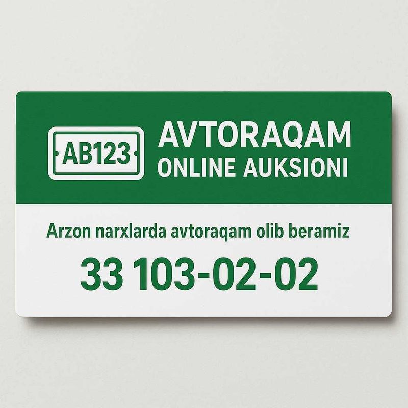 AVTORAQAM online auksionidan siz xoxlagan raqamni olib beramiz! AVTORAQAM online auksionidan siz xoxlagan raqamni olib beramiz!