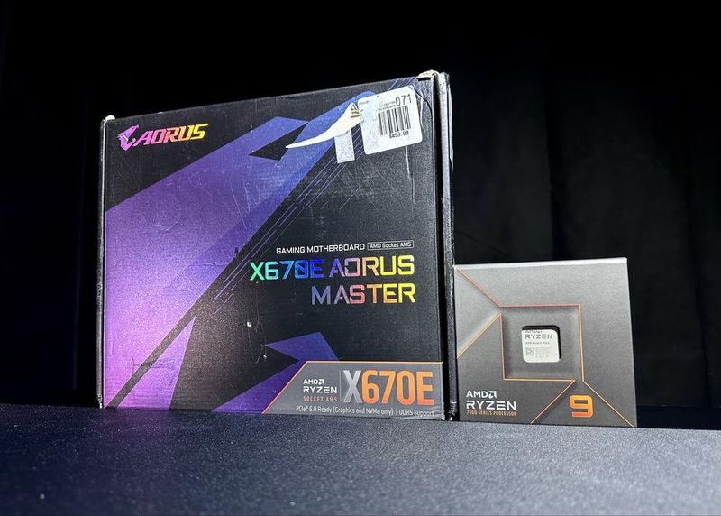 Новый Комплект от AMD Ryzen 9 7950X + Gigabyte X670E Aorus Master