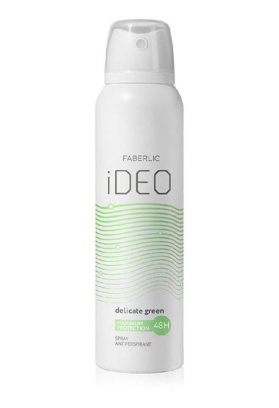 Delicate Green ayollar uchun sprey-antiperspirant Delicate Green ayollar uchun sprey-antiperspirant