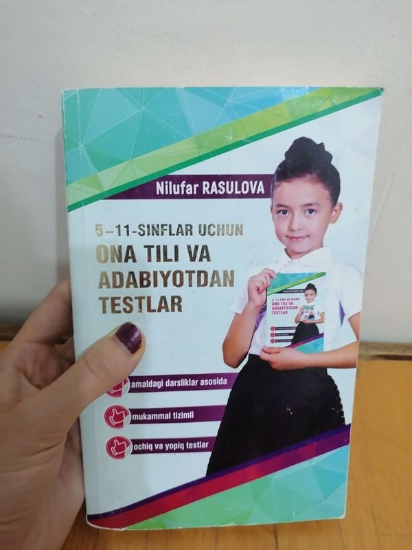 Kitob ona tili va adabiyotdan testlar Kitob ona tili va adabiyotdan testlar