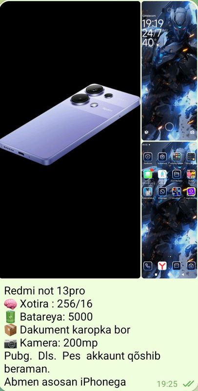 Telefon sotiladi Telefon sotiladi
