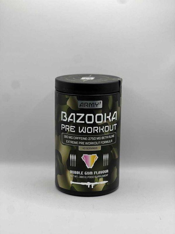 Army Bazooka Pre Workout 380gr Army Bazooka Pre Workout 380gr