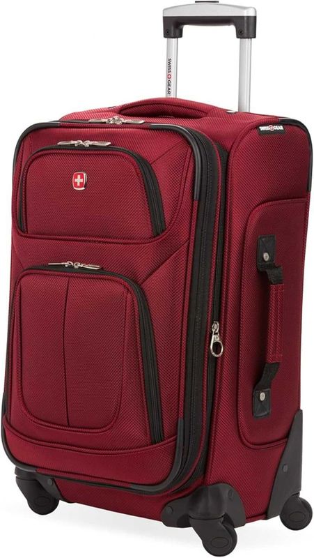 Чемодан SwissGear Sion 21" Бордовый | Ручная кладь, 4 колеса