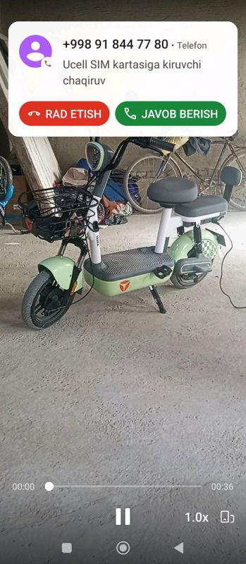 Elektron sikuter sotiladi Yadeya bernd narxi 400$$ Elektron sikuter sotiladi Yadeya bernd narxi 400$$