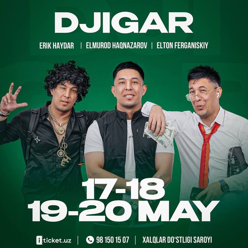 Elmurod Haqnazarov konsertiga bilet Elmurod Haqnazarov konsertiga bilet