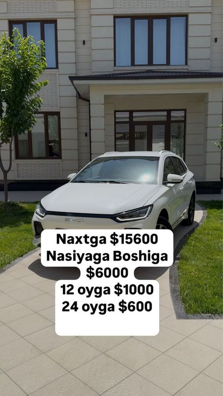 Byd e2 luxury 2024 naxt va nasiya Byd e2 luxury 2024 naxt va nasiya