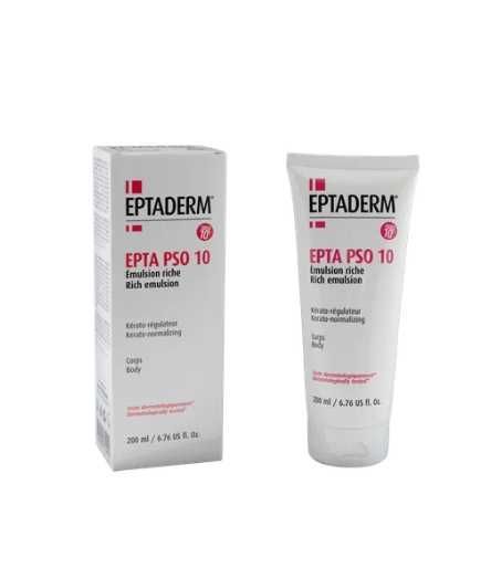 Eptaderm Epta PSO 10 rich emulsiya tarkibida 10% mochevina bilan Eptaderm Epta PSO 10 rich emulsiya tarkibida 10% mochevina bilan