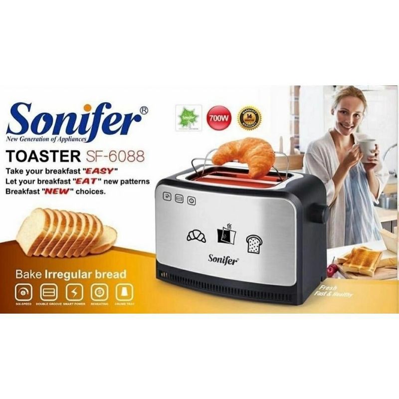 Тостер тостерница toster SONIFER sf-6088 Тостер тостерница toster SONIFER sf-6088