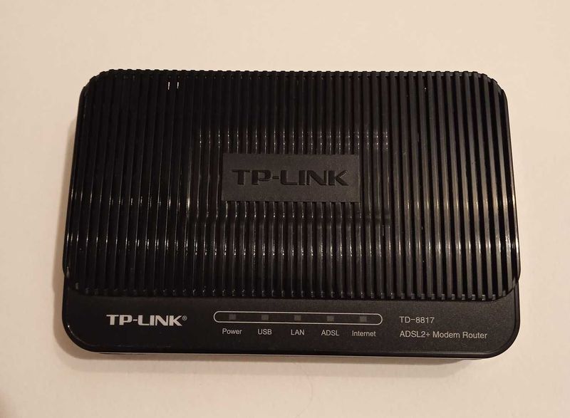 ADSL модем роутер TP-Link TD-8817 (полный комплект)