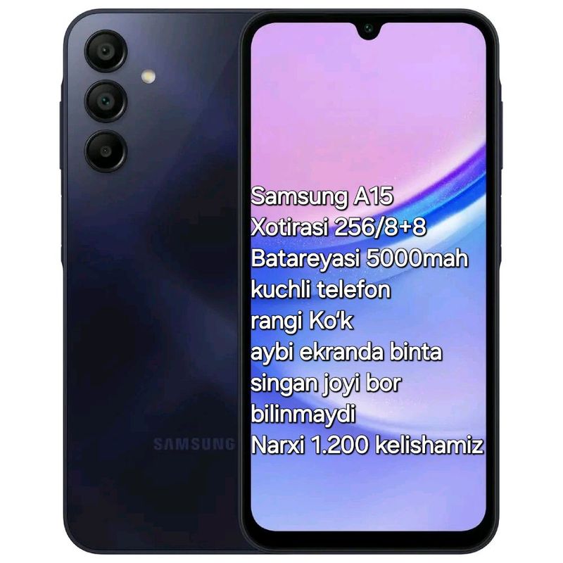 Samsung A15 8+8gb 256gb Samsung A15 8+8gb 256gb