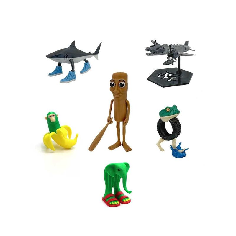 3D-фигурки TungTung Sahur и Tralalero Tralala и другие персонажи 3D-фигурки TungTung Sahur и Tralalero Tralala и другие персонажи