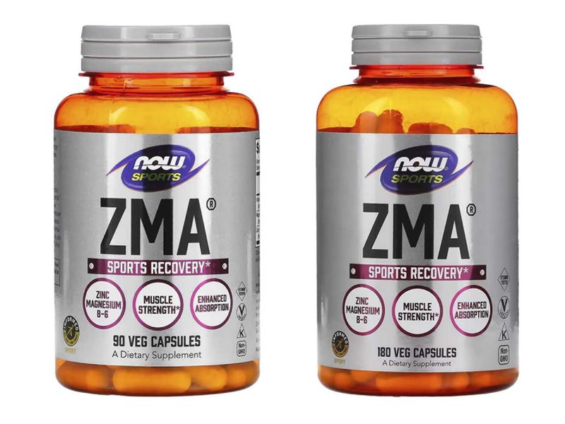 NOW Foods, Sports, ZMA, Sports Recovery 180 и 90 капсул