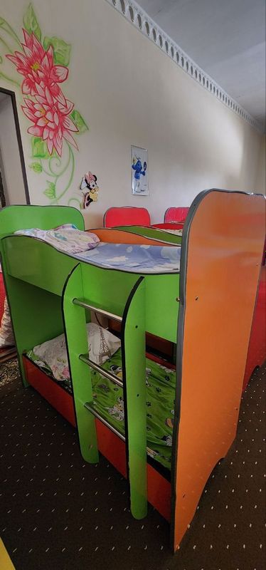Кровати детские двухъярусные для детского сада
