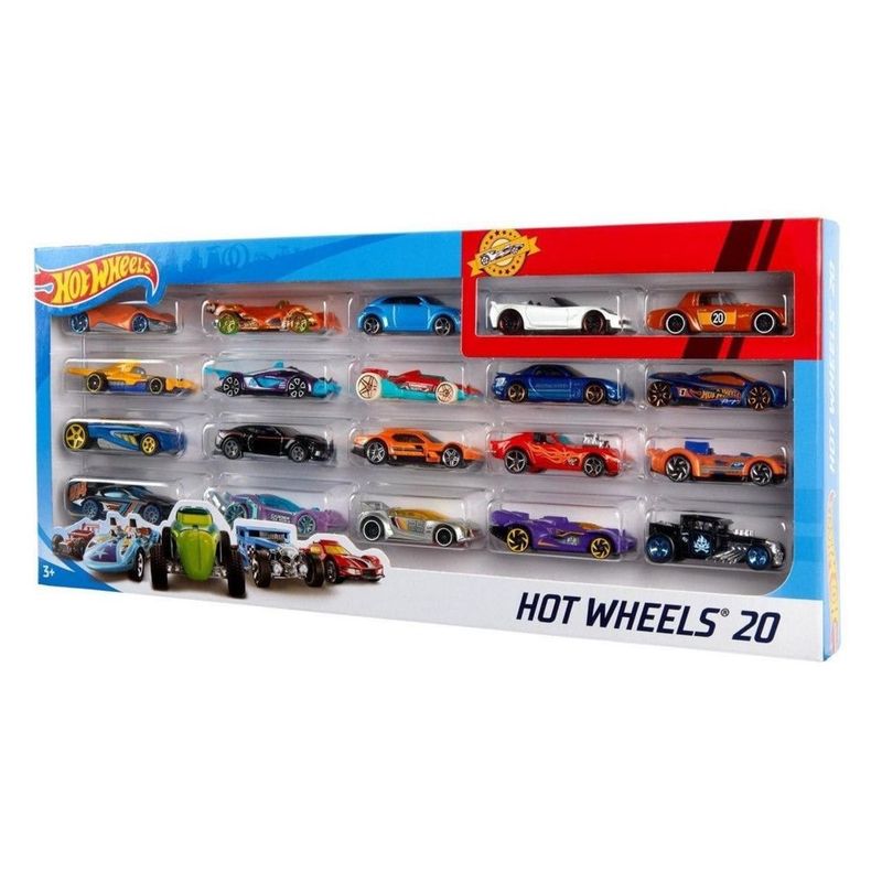 Набор базовых машинок Hot Wheels, 20 штук от Mattel