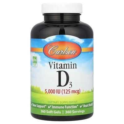 Vitamin D3 5000IU Carlson N360