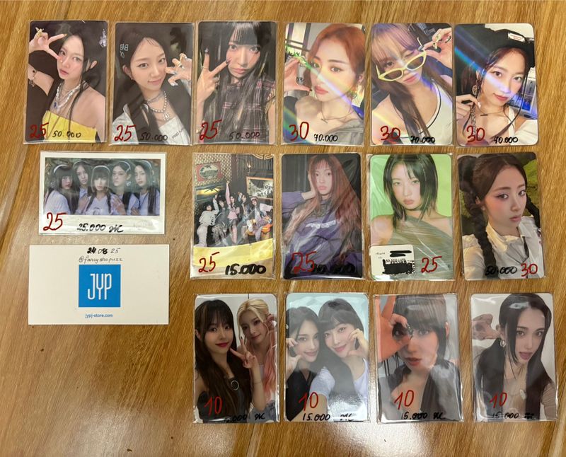 Карты txt blackpink twice new jeans i-dle enhypen
