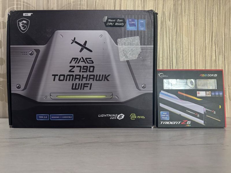 Комплект MSI Z790 Tomahawk | G.Skill Trident Z5 RGB 2x16GB 6000MHz Комплект MSI Z790 Tomahawk | G.Skill Trident Z5 RGB 2x16GB 6000MHz