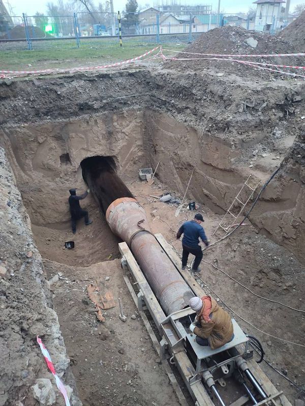 Orachi padkop tunel akop qazish Orachi padkop tunel akop qazish