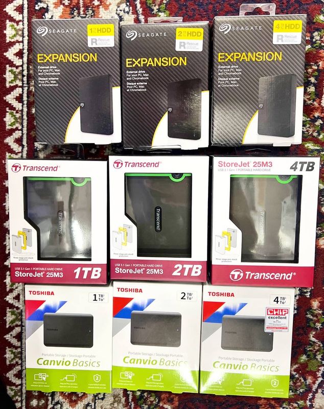 Внешний жесткий Hard SSD Transcend Toshiba Seagate Внешний жесткий Hard SSD Transcend Toshiba Seagate