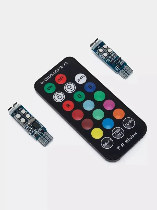 LED RGB gabarit chiroqlar uchun lampalar Т10, 2 do LED RGB gabarit chiroqlar uchun lampalar Т10, 2 do