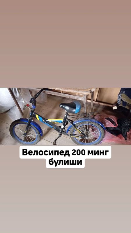 Холодильник и велосипед
