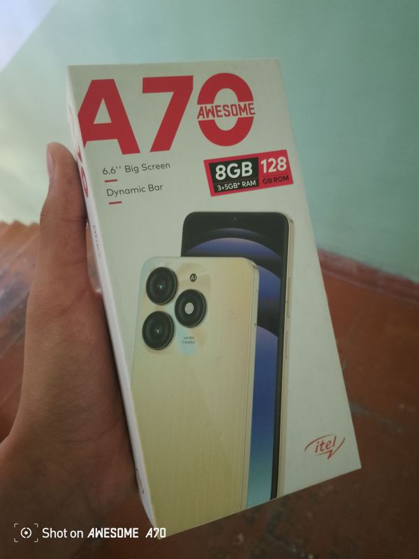 Itel A 70 8/128 tali narxi 90$