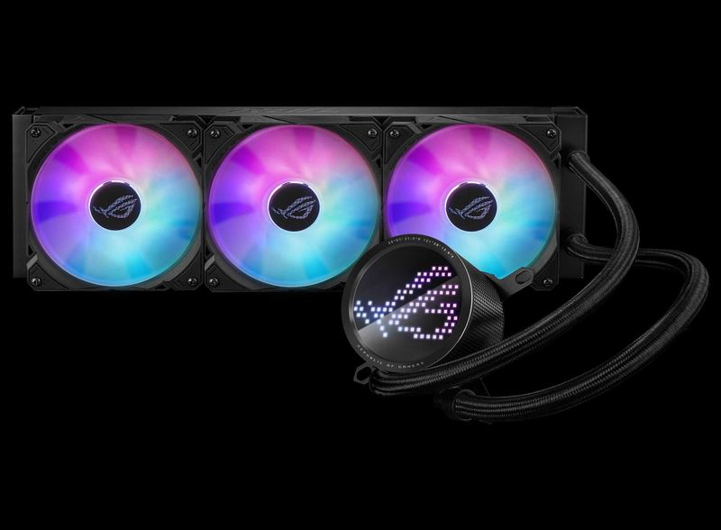 Кулер,Asus ROG RYUO III 360 ARGB, белый/черный Кулер,Asus ROG RYUO III 360 ARGB, белый/черный