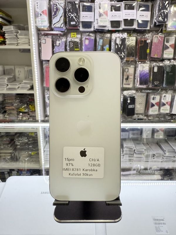 BRR. Iphone 15pro 97% 128GB CH/A BRR. Iphone 15pro 97% 128GB CH/A