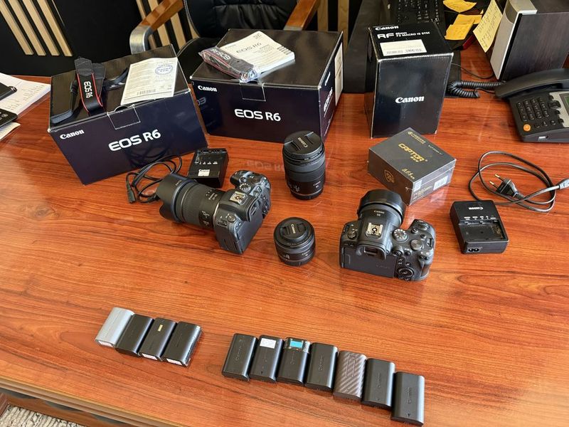 Срочно продается камеры Canon EOS R6 и объективы