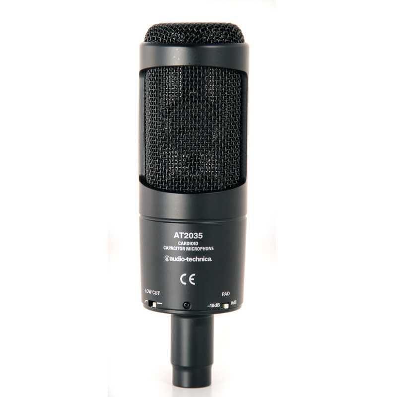 Микрофон Audio-Technica AT2035 Cardioid Condenser Studio XLR Микрофон Audio-Technica AT2035 Cardioid Condenser Studio XLR