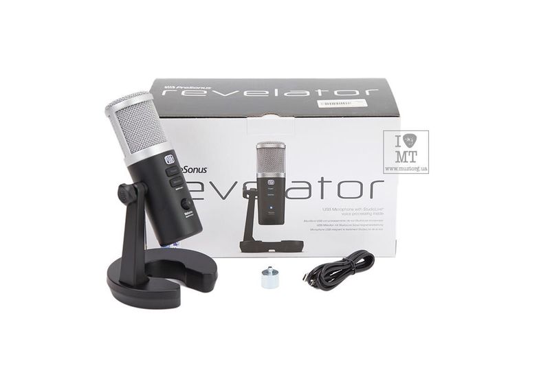 Presonus Revelator USB-C microphone, поп-фильтр и стойка в подарок Presonus Revelator USB-C microphone, поп-фильтр и стойка в подарок