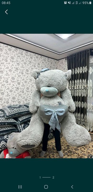 Teddy ayiq 2 metrli