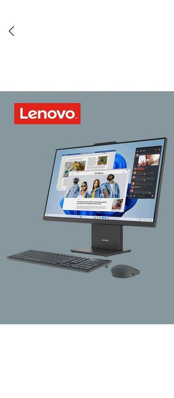 Моноблок LENOVO / 512 GB / 16 GB / серый (F0HM008HRU)