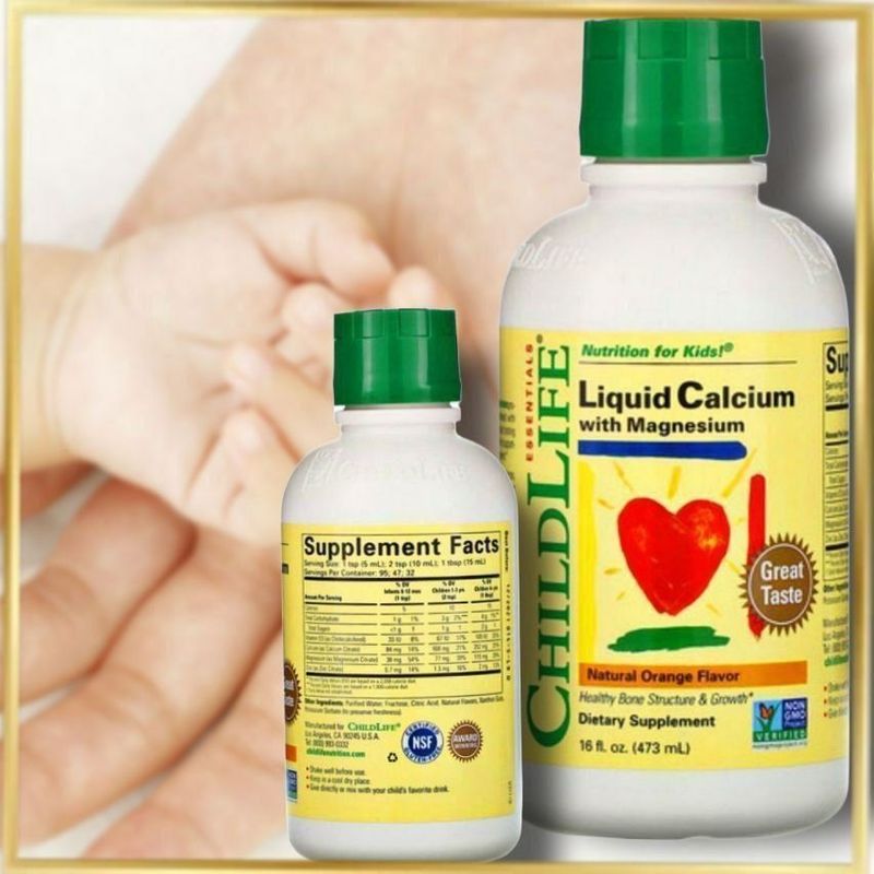 Жидкий Кальций с Магнием Liquid Calcium with Magnesium Childlife