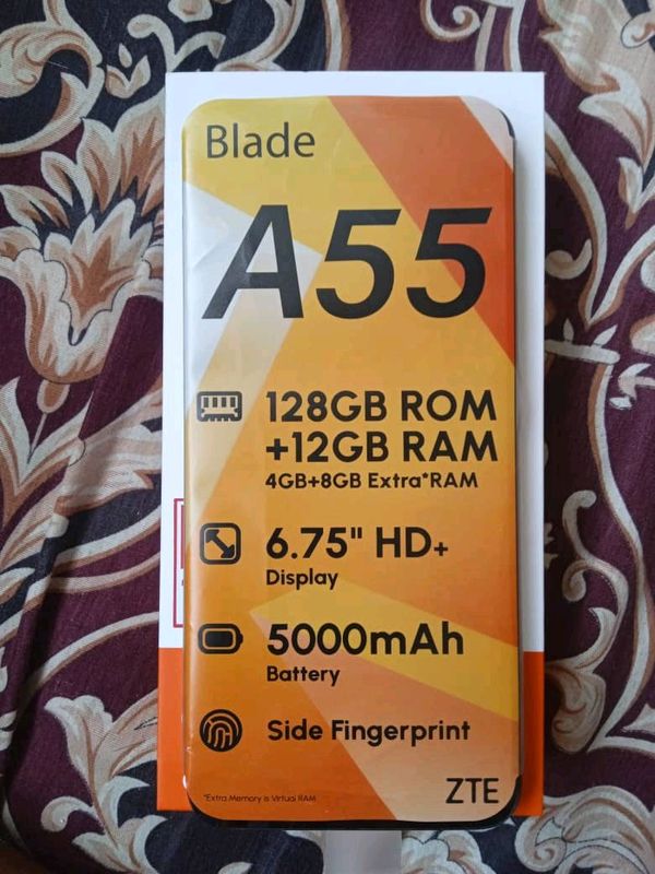 ZTE Blade A55 128 GB 12GB RAM 4+8