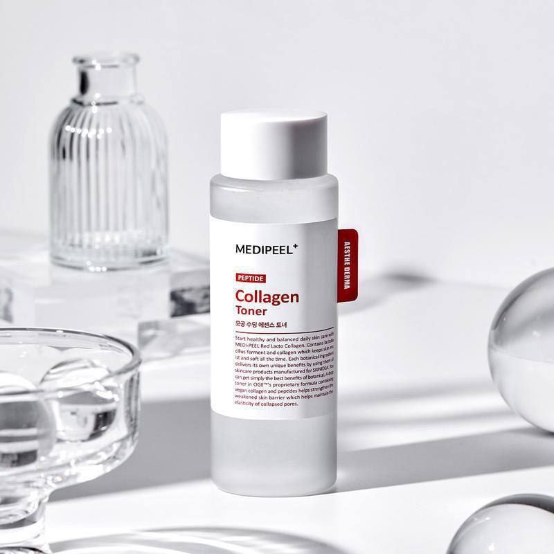 Успокаивающий тонер MEDIPEEL Peptide Red Lacto Collagen Soothing Essence Toner Успокаивающий тонер MEDIPEEL Peptide Red Lacto Collagen Soothing Essence Toner