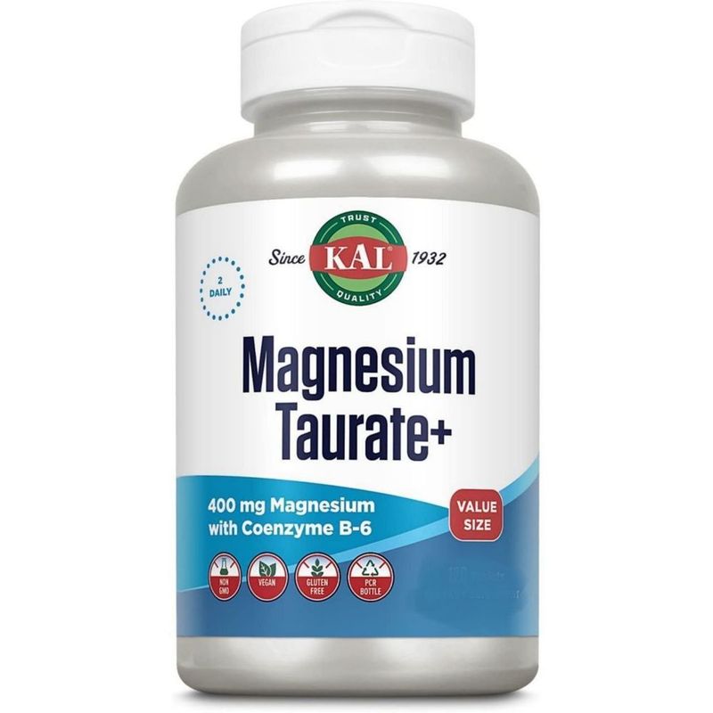 Магний Таурат 400мг 90 таблеток KAL Magnesium Taurate Магний Таурат 400мг 90 таблеток KAL Magnesium Taurate