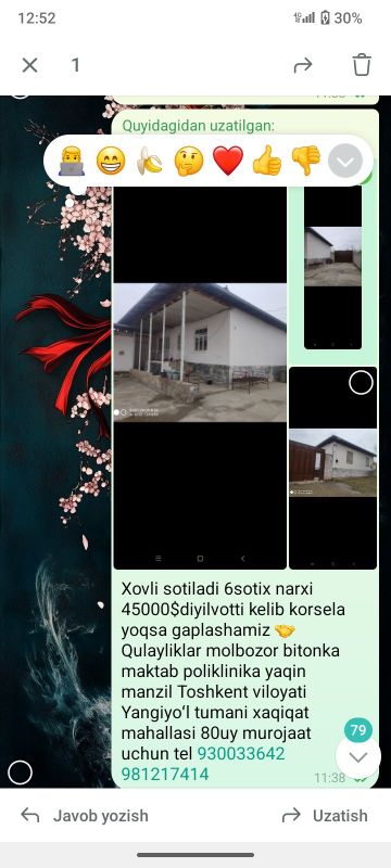 Xovli sotiladi 6sotix Xovli sotiladi 6sotix