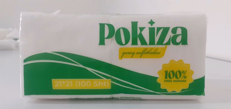 Pokiza quruq salfetkari 100% sifatli mahsulot