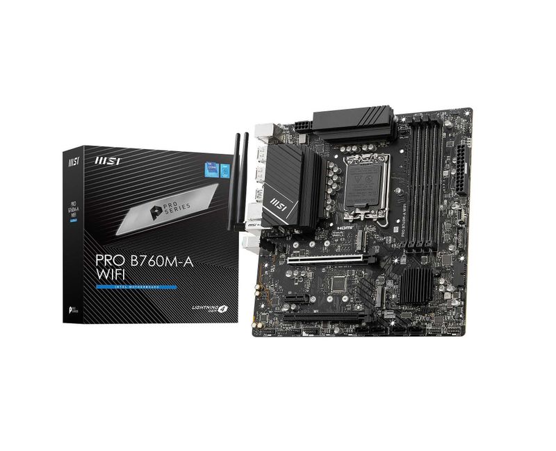 ! Материнская плата MB MSI PRO B760M-A WIFI DDR4 | Цена с НДС ! Материнская плата MB MSI PRO B760M-A WIFI DDR4 | Цена с НДС