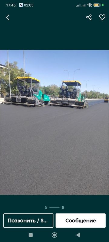 Asfalt xizmatlari bizda arzon va ishochli narxlrda qibiramiz