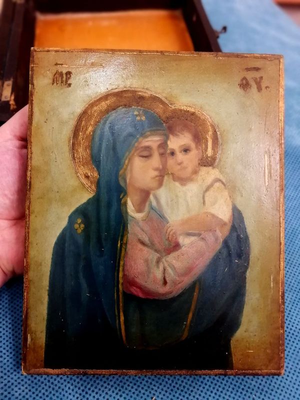 Икона. Конец 19-го века. Редкость! Икона. Конец 19-го века. Редкость!