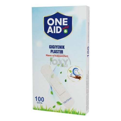 Пластыри гигиенические "ONE AID" №100 Пластыри гигиенические "ONE AID" №100