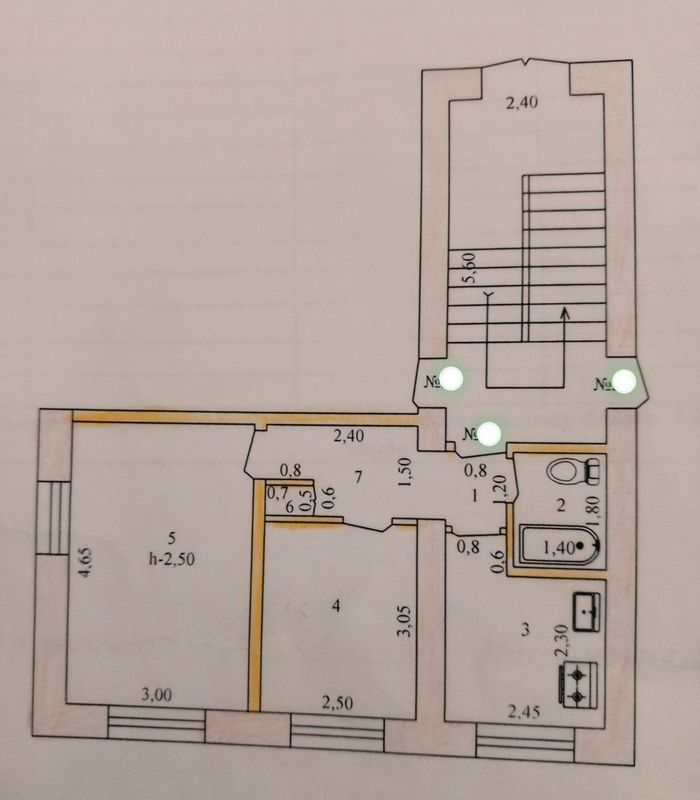 Продаётся 2х комнатная квартира