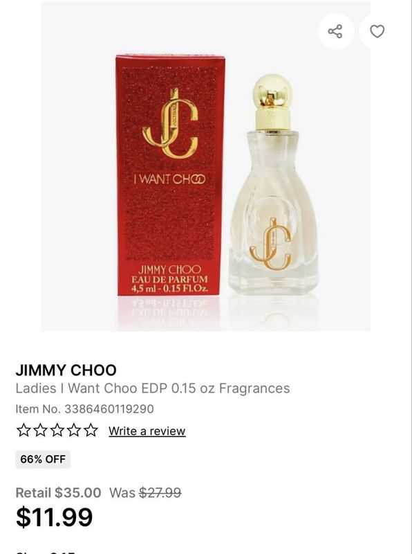 Новый Парфюм Jimmy Choo- I want Choo оригинал! Обьем 4,5 ml.