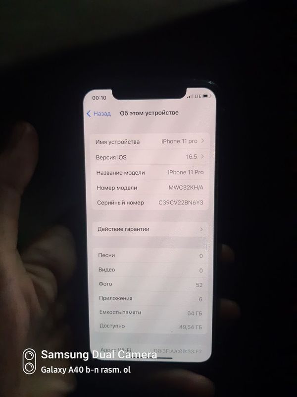 Iphone 11 pro 91 yomkis hammajoyi radnoy 400 kelishtirib beraman