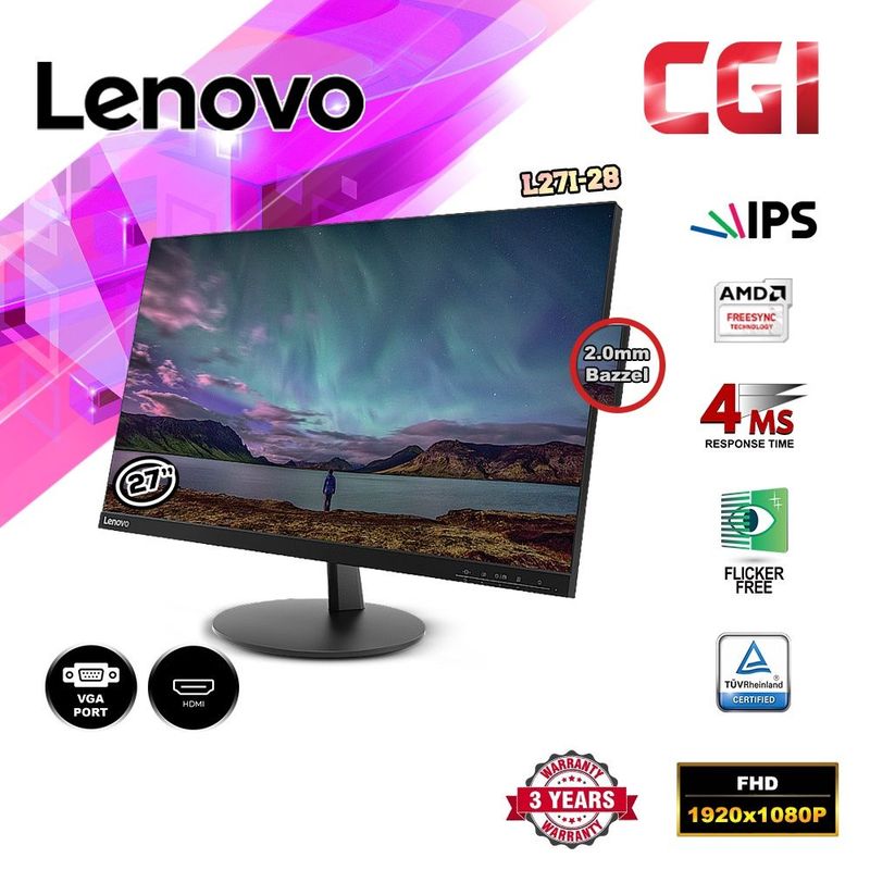 Монитор Lenovo L27i-28 [75HZ]