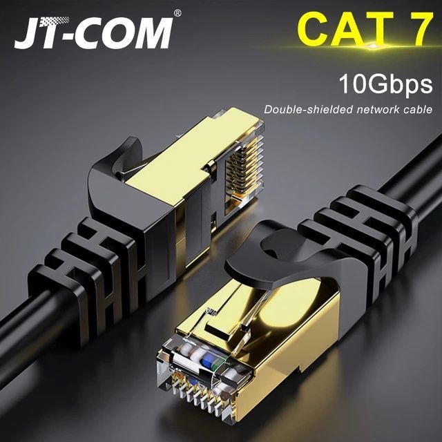 Оригинал GOLD CAT 7 Сетевой кабель интернет 10Gb Оригинал GOLD CAT 7 Сетевой кабель интернет 10Gb