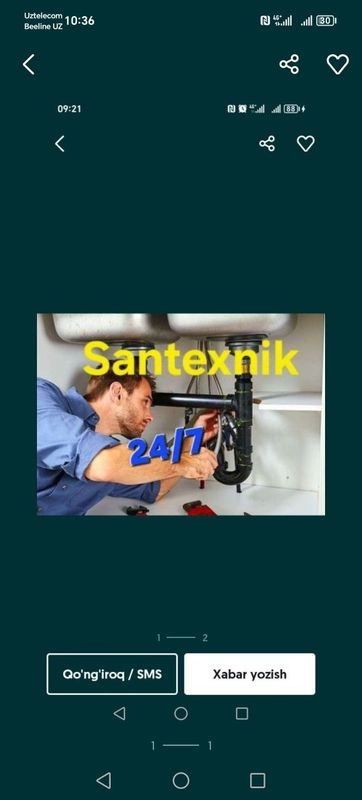 Santexnik xizmati 24 7 Toshkent shahar buylap Santexnik xizmati 24 7 Toshkent shahar buylap